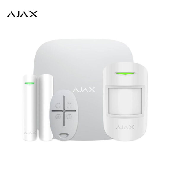 Ajax Kit Radio Hub + Sensore + Contatto + Telecomando Bianco 573.84